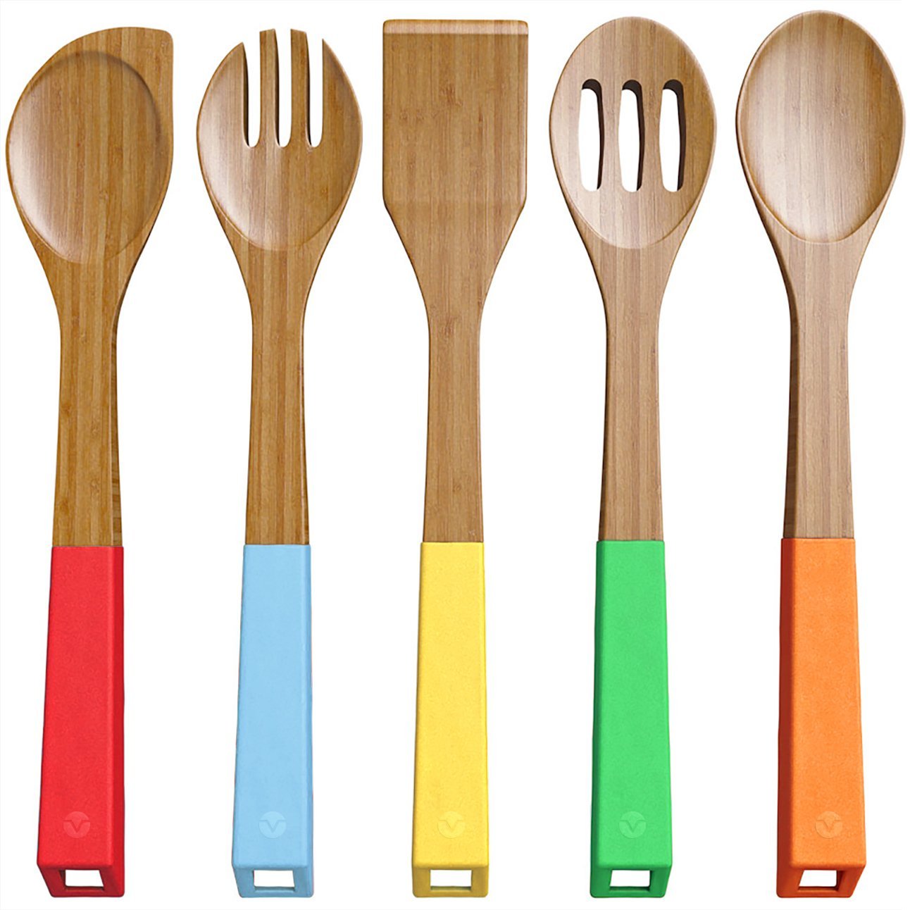 wooden cooking spoon set