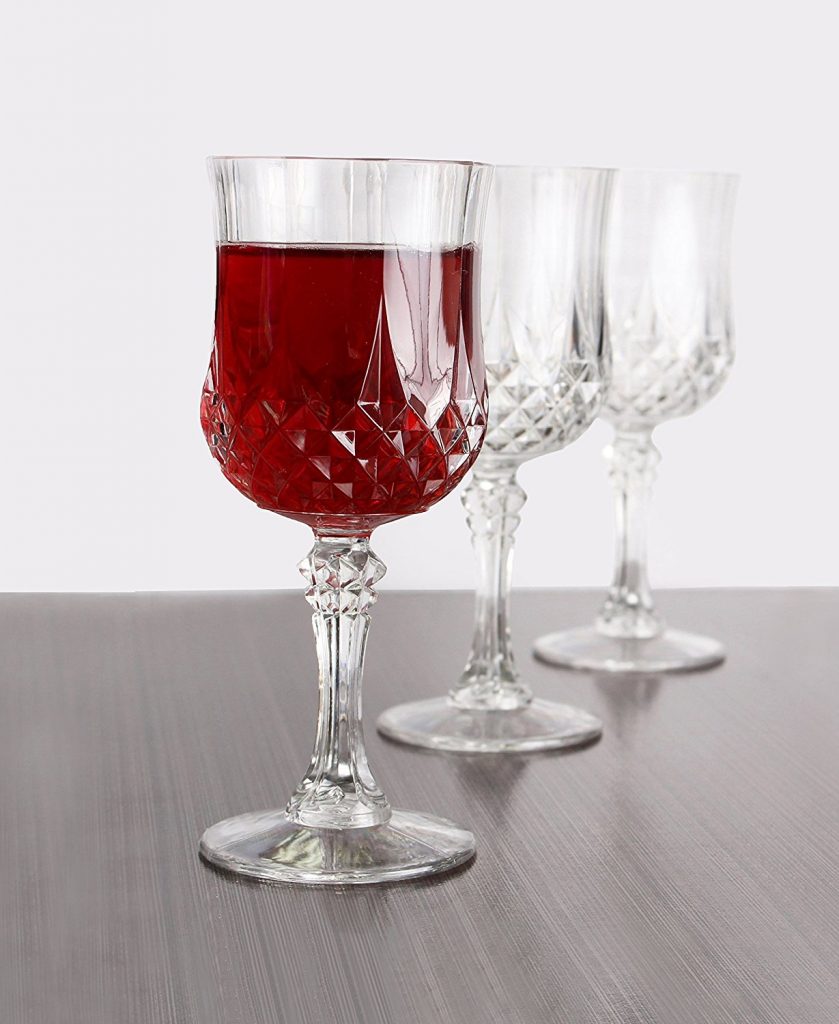 acrylic wine glasses