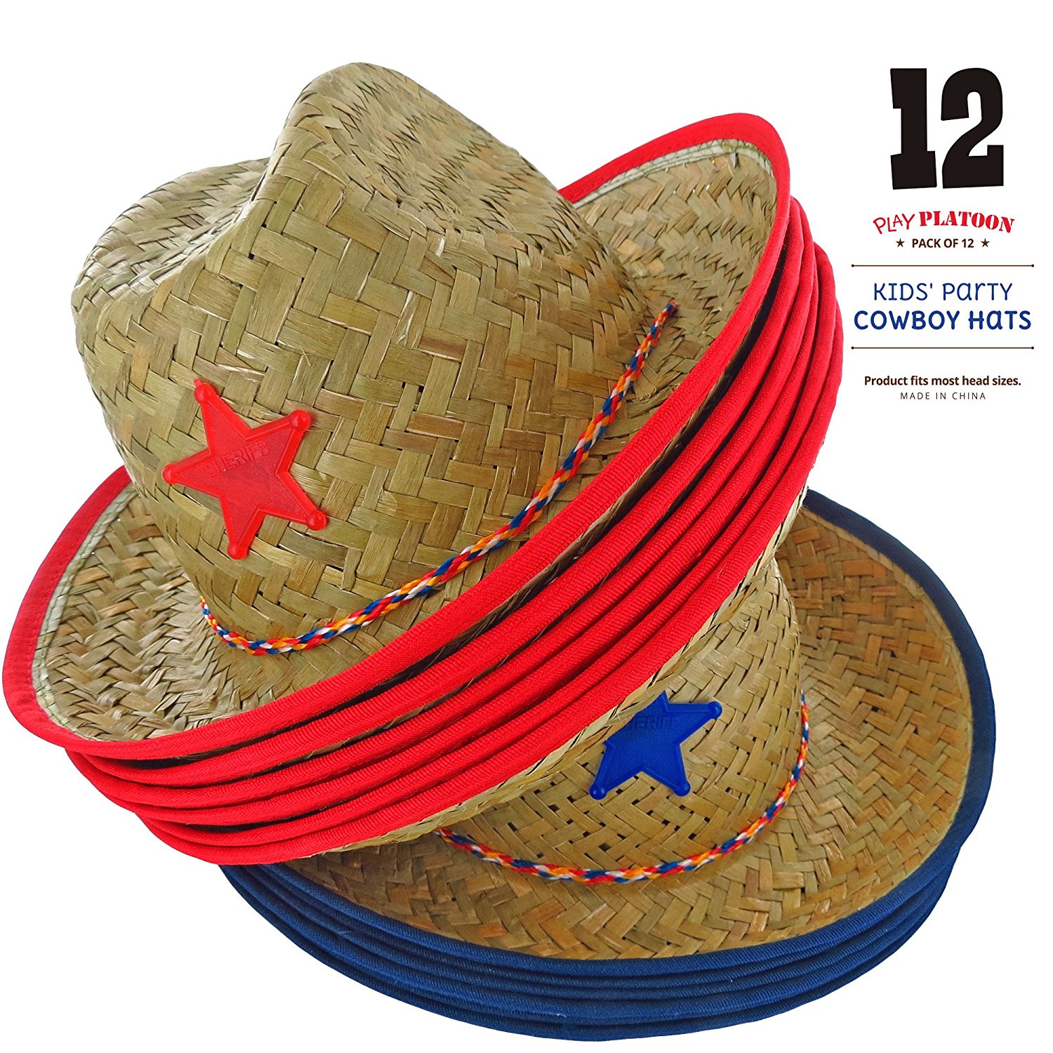 childrens straw cowboy hats