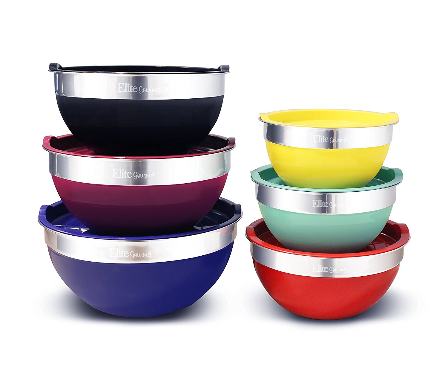 stainless steel mixing bowls with lids