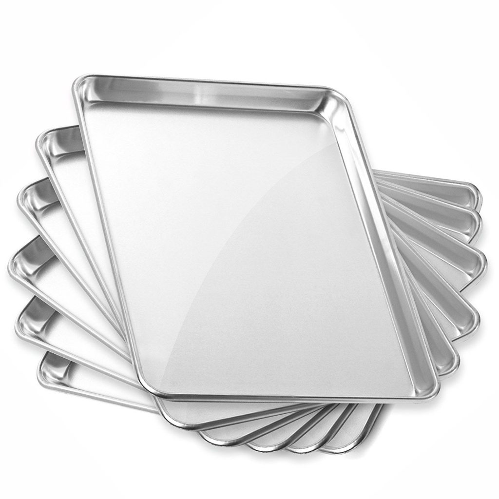 Gridmann 13″ x 18″ Commercial Grade Aluminium Cookie Sheet Baking Tray