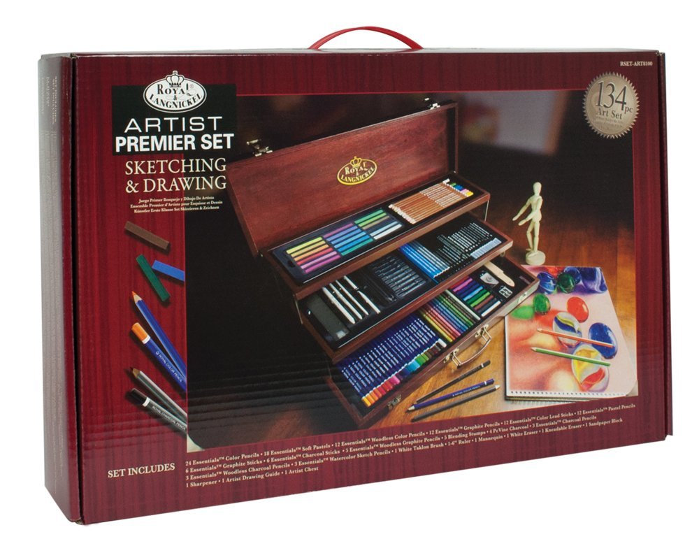 Creative Royal Brush Artist Premier Set Sketching Drawing with Realistic