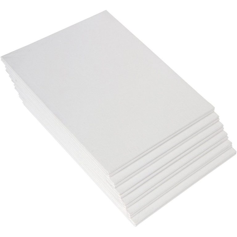 Academy Art Supply Value Pack Of 12 8x10 Blank Canvas Panel Boards 