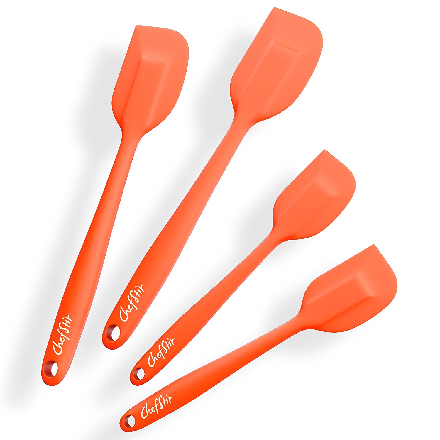 orange silicone spatula