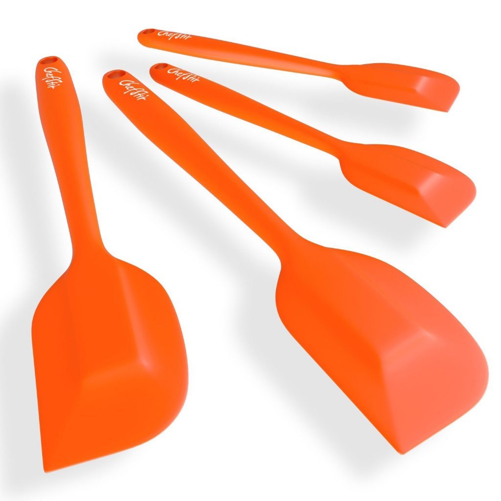 ChefStir Silicone Spatula Set of 4 – Heat Resistant Kitchen Spatulas ...