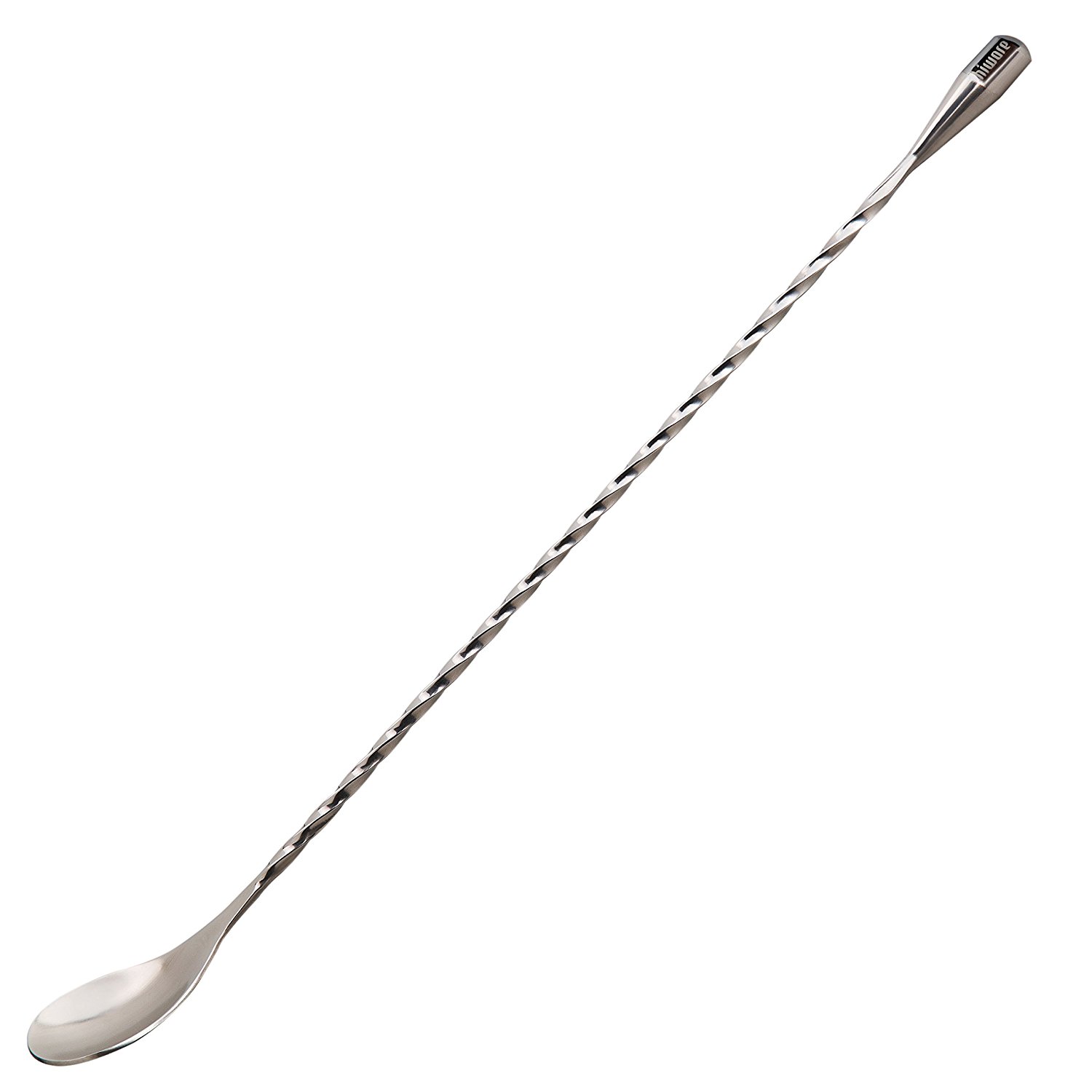 Hiware 12 Inches Stainless Steel Mixing Spoon, Spiral Pattern Bar ...