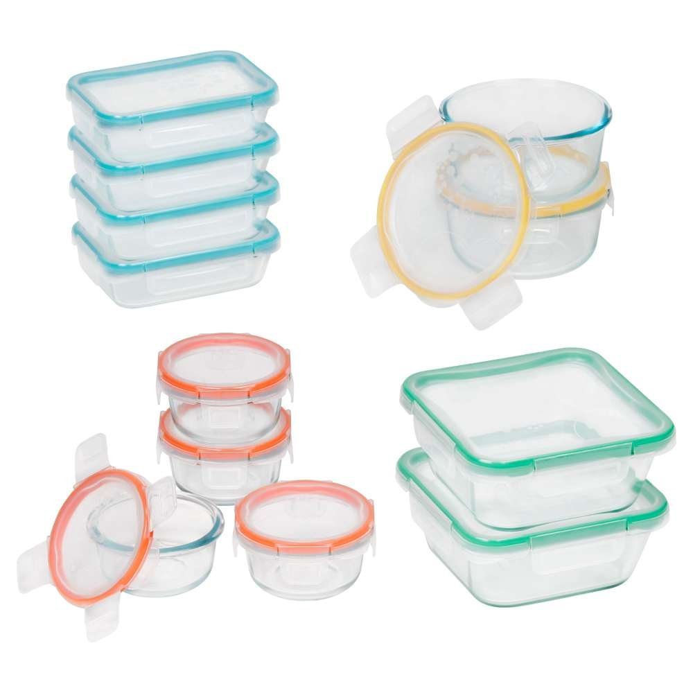Snapware-24-Piece-Total-Solution-Food-Storage-Set-Glass – Party Supply ...
