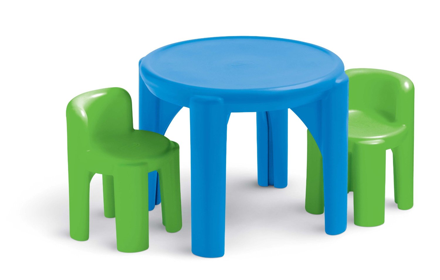 Little Tikes Bright N Bold Table Chairs Green Blue Party