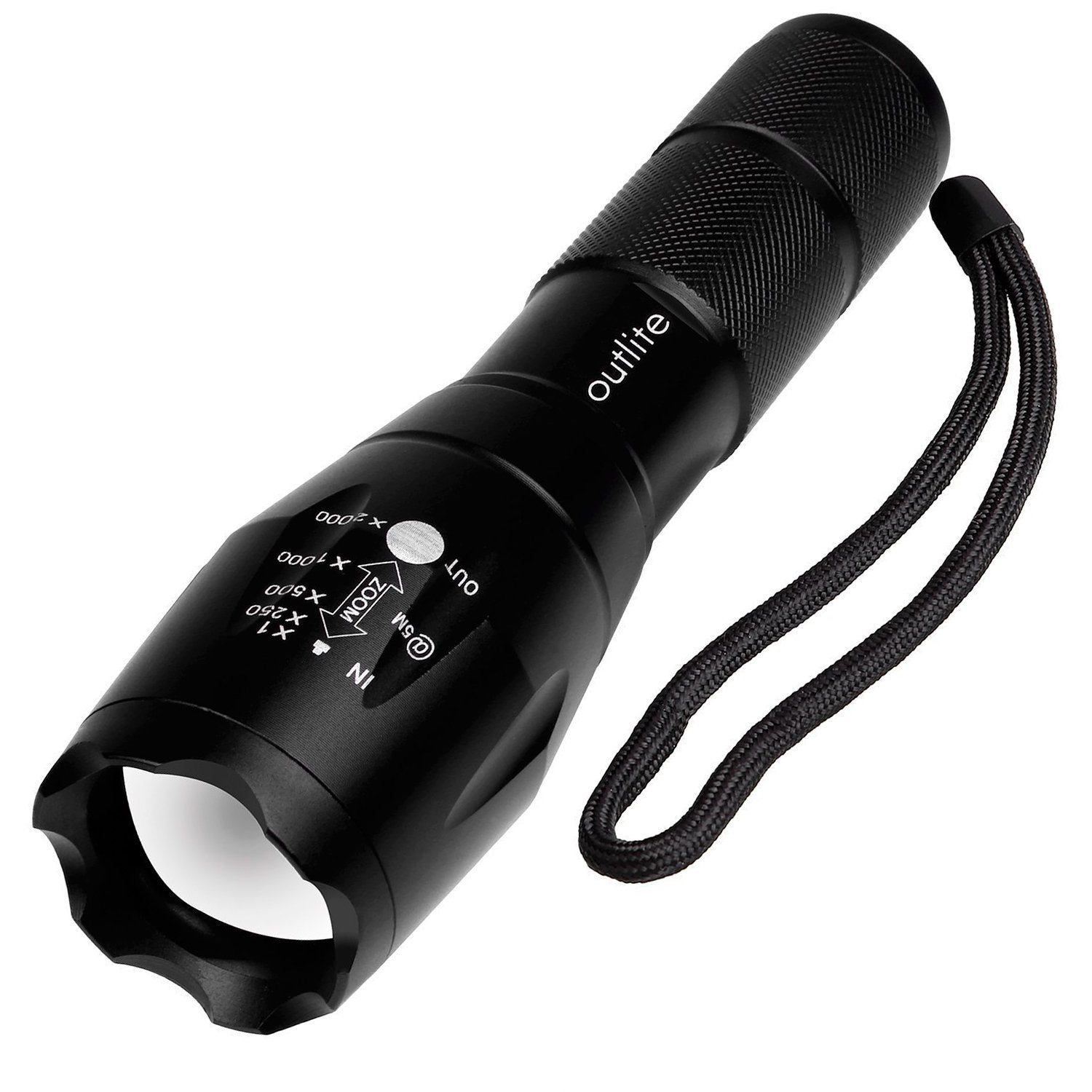 battery powered black light flashlight