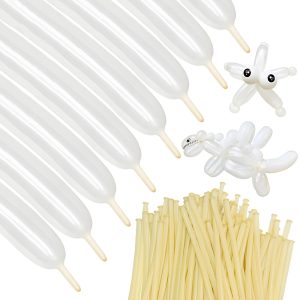 260 Balloons, Clear Long Balloons for Tying Balloon Arch & Balloon Ties