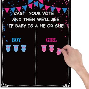 MISS FANTASY Gender Reveal Decorations 54 Voting Gender Reveal Games Ideas