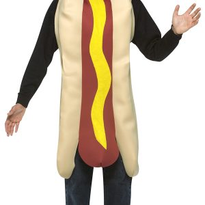 Rasta Imposta Hot Dog Costume, Multicolor, One Size Fits Most Adults