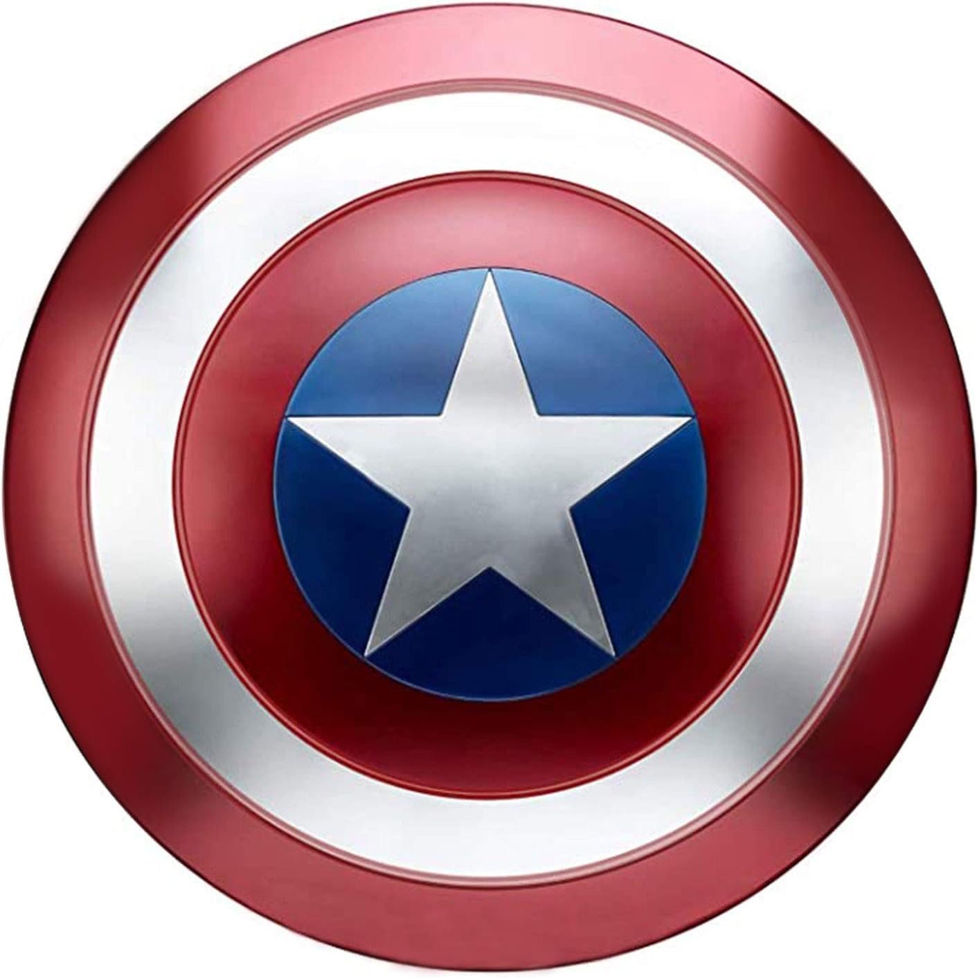 Metal Captain Shield Cosplay Halloween Party 1:1 Full-Size Replica red