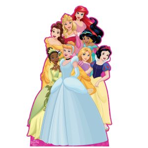 Cardboard People Princess Collage Cardboard Cutout - Disney
