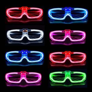 25 Packs LED Glasses Mardi Gras Party Supplies ,5 Neon Colors,3 Light Modes…