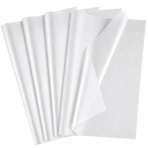 White Tissue Paper - 50 Sheets Wrapping Paper for Gift Bags Boxes