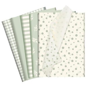 woric 120 Sheets Sage Green Tissue Paper for Gift Bags 20 x 14 Inch