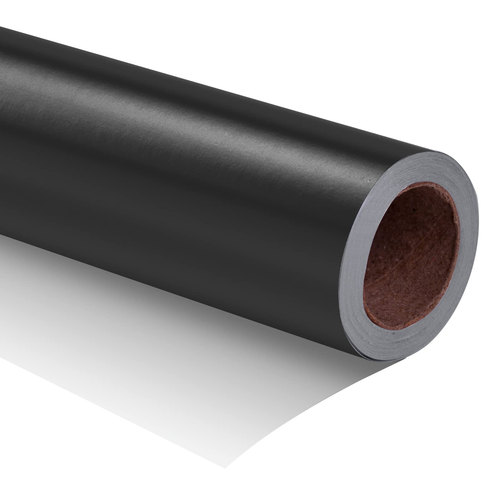 RUSPEPA Matte Black Wrapping Paper - Solid Color Matte Gift Wrapping Paper Roll Perfect for Wedding, Birthday for Men, Christmas, Baby Shower, Graduation Gift, Father's Day Gifts - 17 Inch X 16.5 Feet