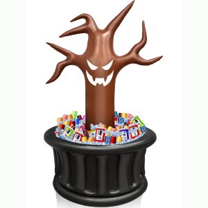 TURNMEON 100+ Cans Capacity 5Ft Halloween Inflatable Dead Tree Drink Cooler