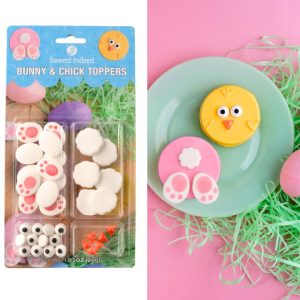 Sweets Indeed Easter Dextose Candy Shapes, Assorted Variety, Perfect for Cake Decorations, Baking, Ice Cream, Cookies, Cupcake Topper, 1.03 ounces
