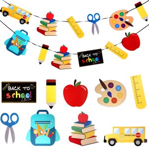 45 Pieces Back to School Party Decorations for Classroom Decor