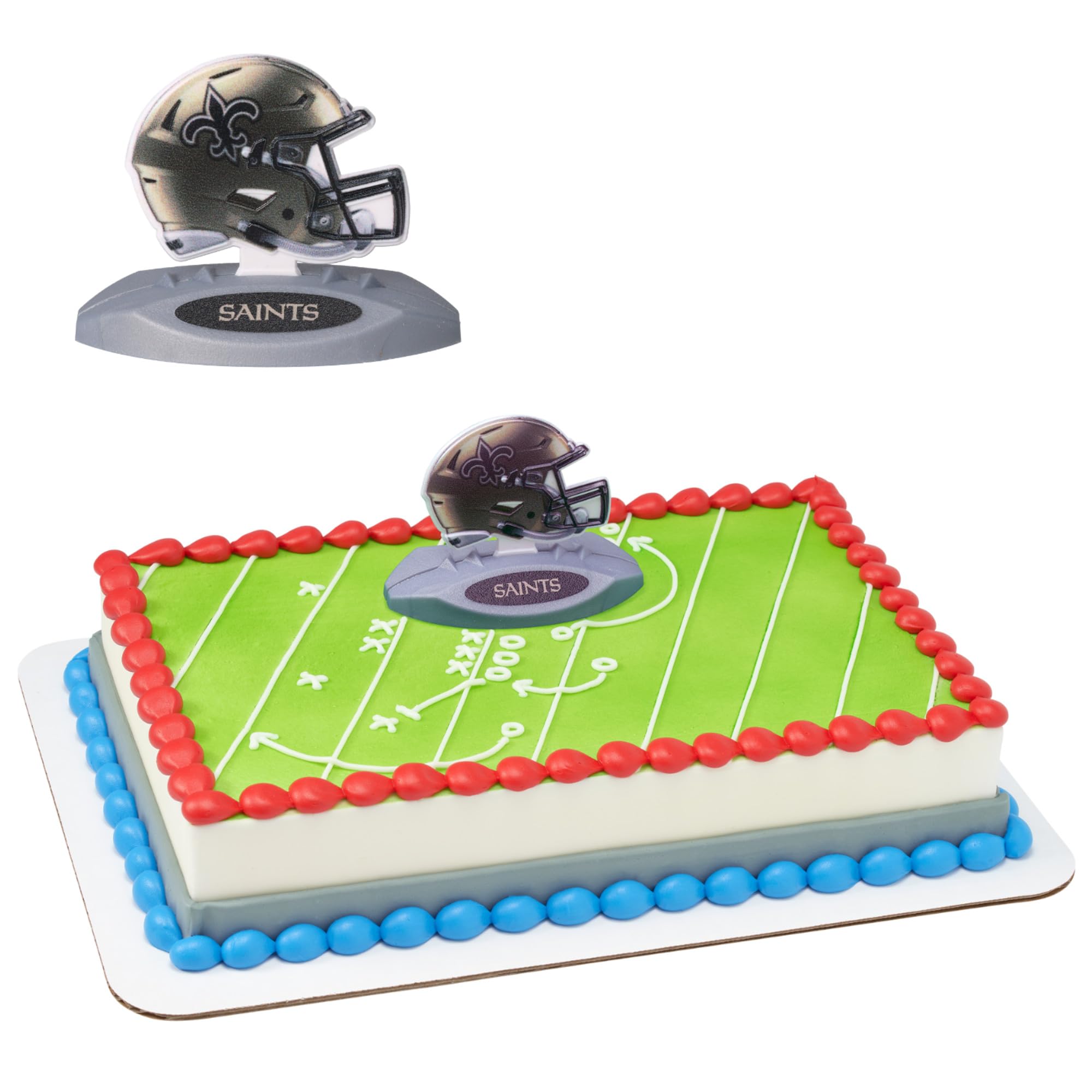 NFL New Orleans Saints Football Helmet Cake Topper | Party Decoration