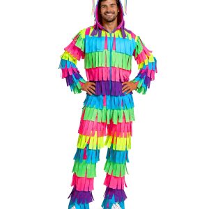 Tipsy Elves Men's Pinata Jumpsuit Halloween Costume - Multicolored