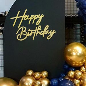 MASTRON Happy Birthday Sign for Backdrop - Glitter Felt Happy Birthday Letter Sign for Balloon Arch Birthday Party…