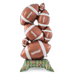 Football Party Decorations,59 Inch Giant Foil Football Balloons