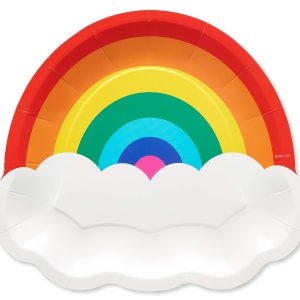 American Greetings Rainbow Party Supplies, Dinner Plates (36-Count)