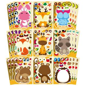 Fall Stickers for Kids, Make Your Own Autumn Stickers, Thanksgiving Party