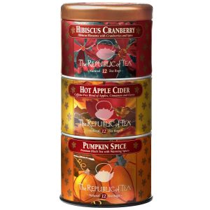The Republic of Tea Harvest Stackable Tea Sampler, 36 Count