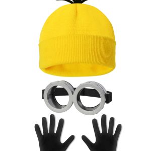 HEYFIZZ 3 Pcs Halloween Costume Accessories Adult, Easy Costume Men Women