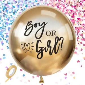 36Inch Gender Reveal Balloon, Gender Reveal Ideas Boy or Girl Balloons