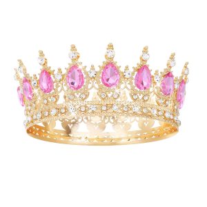 Queen Crown for Women Princess Tiara for Birthday Cake Topper Wedding Bride