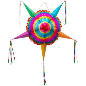 Mexican Piñata (Large 32 in) - Big Pinata for Birthday Party - Star Pinata