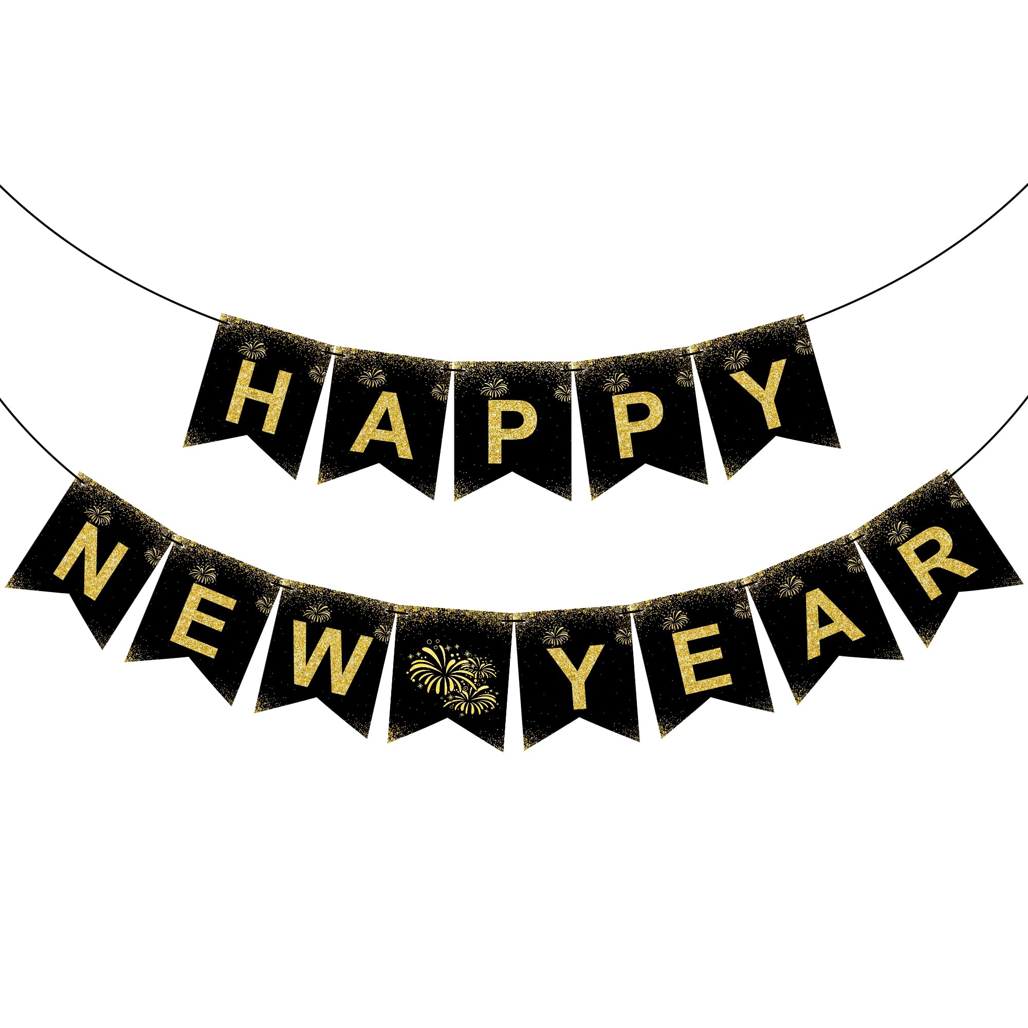 OHOME New Years Decorations 2027 - Happy New Year Banner - New Years Eve Party Supplies - Happy New Year Decorations 2027 Eve Decorations