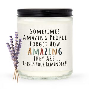 Craftique Gifts for Women, Birthday Gifts for Women- You're Amazing Candle
