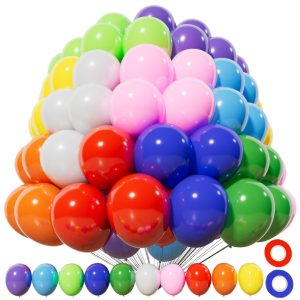 KAWKALSH 200pcs Dark Blue Balloons 5 Inch, Small Mini Latex Balloons for Party Birthday Baby Shower Anniversary Festival Arch Garland Decoration
