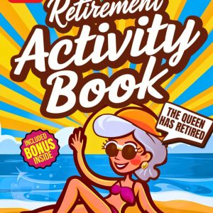 Retirement Gift For Woman: Funny Activity Book with 200+ Cool Puzzles and Ideas for Fun Things to do | Word Search, Stained Glass Coloring Pages, ... Nonogram, Scramble (Nostalgia For Seniors)