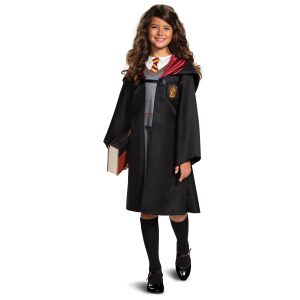 Disguise Hermione Granger Costume, Official Harry Potter Wizarding World Outfit for Kids, Classic Child Size Large (10-12)