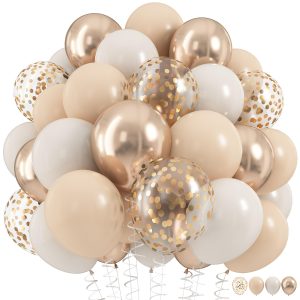 Pink and Purple Balloon, 60Pcs 12 Inch Pastel Macaron Hot Pink Light Pastel Purple Latex Balloon with Metallic Balloons Confetti Balloons for Women Birthday Bridal Baby Shower Wedding Party Decoration