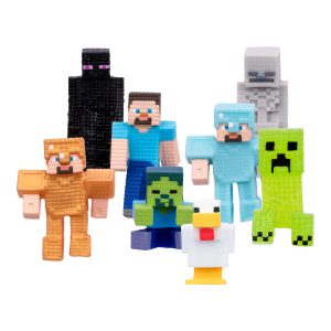 Goo Jitzu Minecraft Minis, 8-Pack Squishy Stretchy Mini Squishies