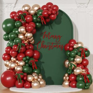 Christmas Balloon Arch Kit for Christmas Party Decorations