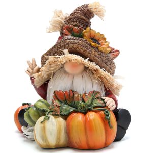 Hodao Fall Thanksgiving Pumpkin Gnomes Decorations for Home, Fall Decor