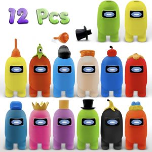 Action Figures, CHANTECA 12 Pcs Birthday Cake Topper Space Astronaut Game Figurines, Gifts and Decor for Party Supplies Favors Christmas Easter for Kids