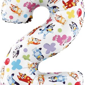 Toyland® 26 Inch Bluey & Bingo Number Foil Balloon - Kids Party Balloons - Number 1-6 Available
