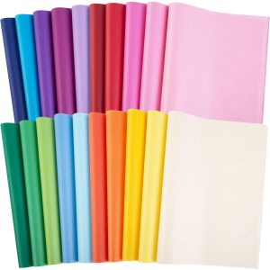 SHINDEL 330 Sheets Tissue Paper Bulk, 14X10 inch Colored Gift Tissue Paper
