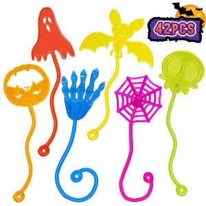 Halloween Sticky Hands Bulk 42 PCS Halloween Party Favors for Kids Toys | Halloween Trick or Treat Goodie Bag…
