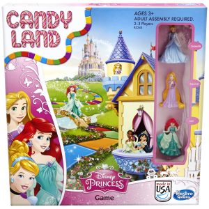 Hasbro Gaming Candy Land Disney Princess Edition Board Game, Preschool Games for 2 to 3 Players, Easter Gifts for Boys and Girls, Family Games for Kids Ages 3 and Up (Amazon Exclusive)